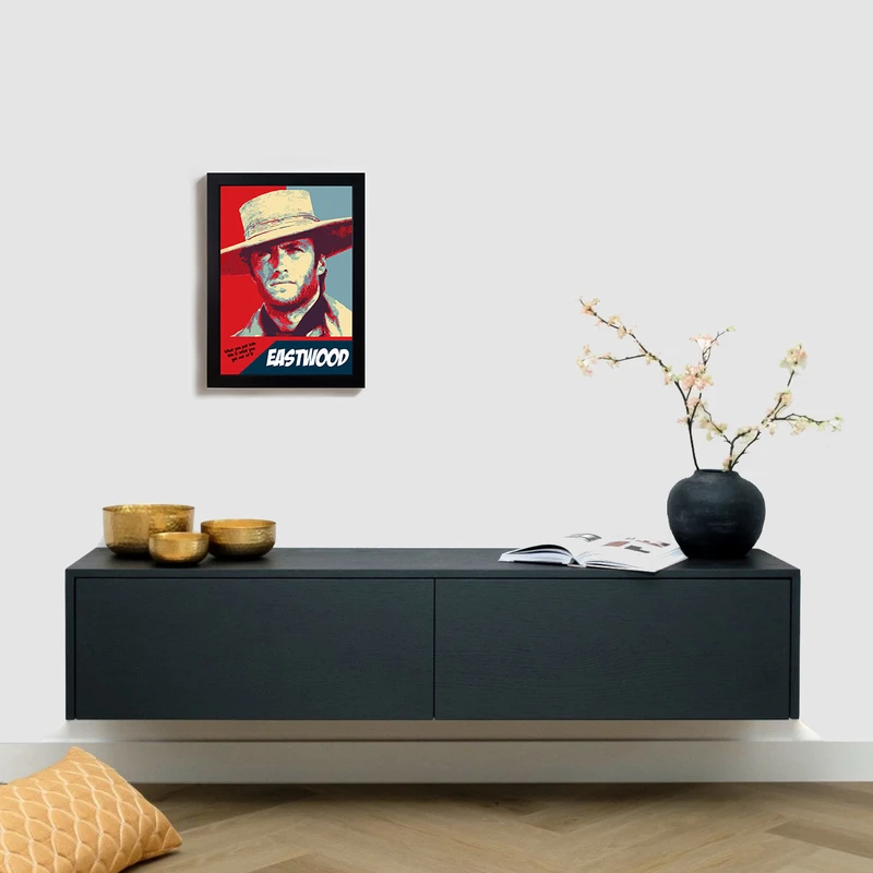 تابلو مدل کلینت ایستوود clint eastwood BL36