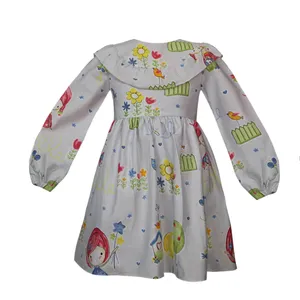 پیراهن دخترانه ملیران کد 06-99 رنگ طوسی