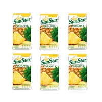 آبمیوه آناناس سان استار - 0.2 لیتر بسته 6 عددی