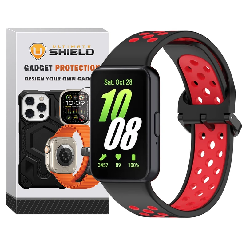 بند آلتیمیت شیلد مدل Nk Silic Dulc مناسب برای ساعت هوشمند سامسونگ Galaxy FIT 3 30mm