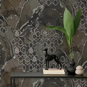 کاغذ دیواری مدل هندسی 
