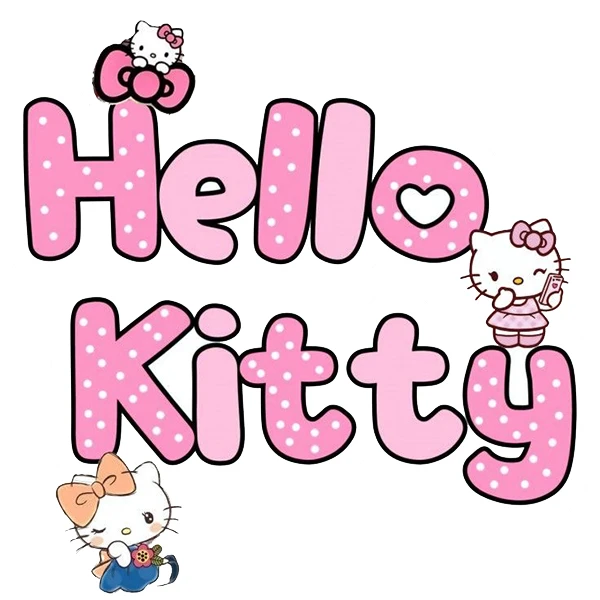 استیکر پارچه و لباس پاد آفرین طرح کیتی کد 398