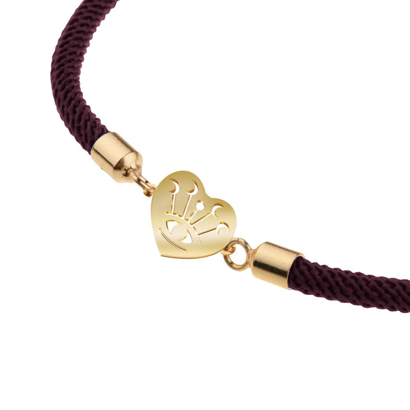 دستبند طلا 18 عیار زنانه مدوپد مدل چشم کد D11-10336