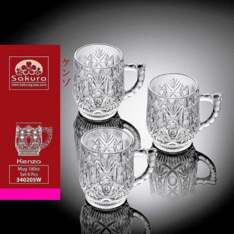 فنجان ساکورا مدل KENZO بسته 6 عددی فنجان ساکورا مدل KENZO بسته 6 عددی
