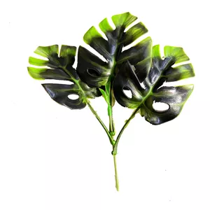گل مصنوعی مدل بوته آکا برگ انجیری حفره ای مینیاتوری mini 