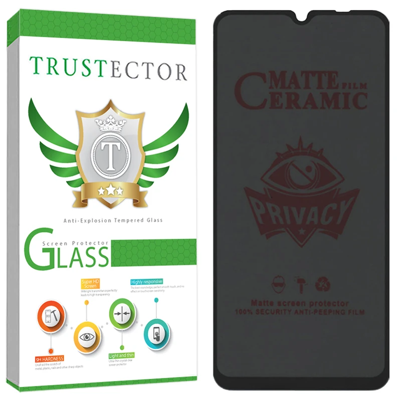 محافظ صفحه نمایش سرامیکی حریم شخصی تراستکتور مدل CERPRT30 مناسب برای گوشی موبایل شیائومی Redmi 10C / Redmi 10 India / Redmi 10 Power / Redmi 12C / Poco C55 / Poco C61 / Redmi A3 / Redmi A3x