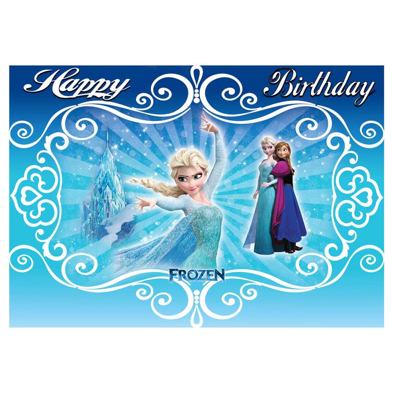 بنر تولد مسترتم طرح انا و السا رزولوشن پلاس