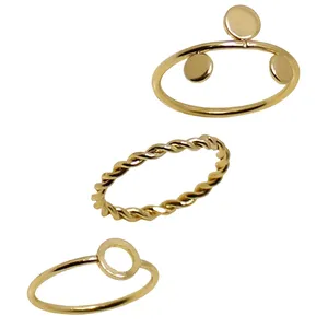 بند انگشتی زنانه کد 1077 مجموعه 3 عددی