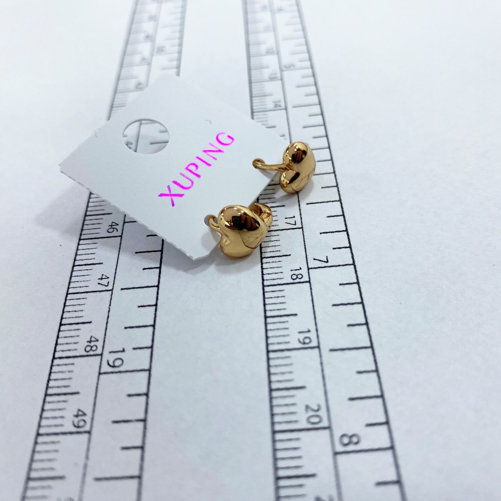 گوشواره زنانه ژوپینگ مدل قلب کد 1000 -  - 3