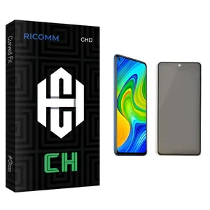 Ricomm CH glass Privacy Screen Protector For Xiaomi شیائومی Redmi Note 9s