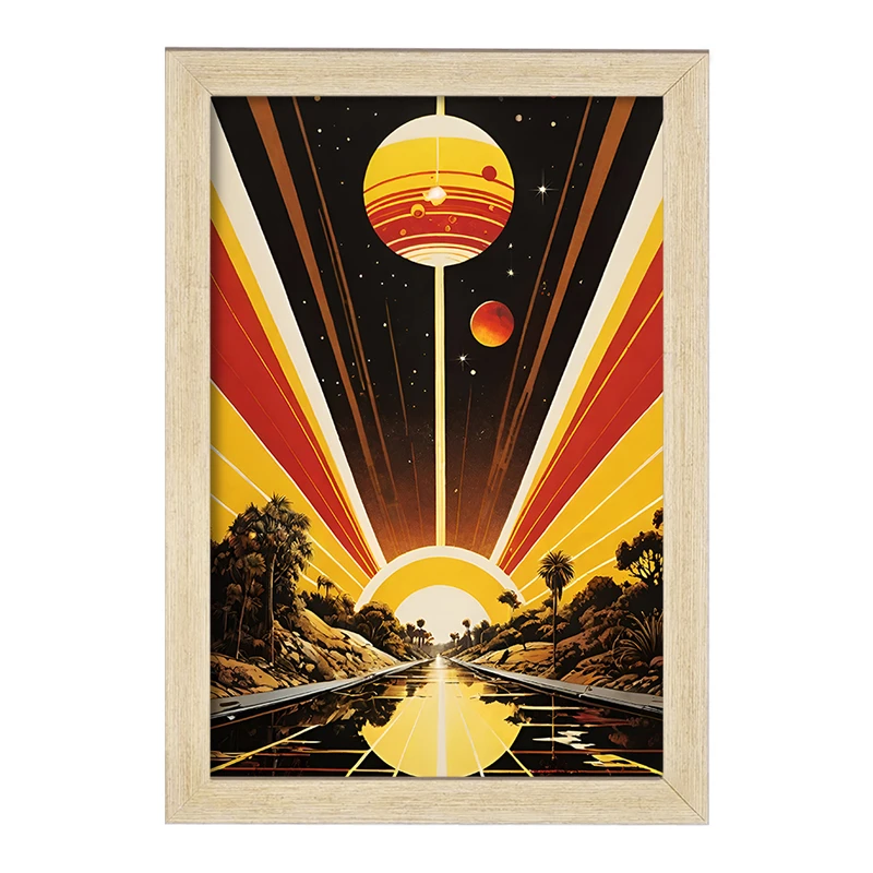 تابلو خندالو مدل انسان انتزاعی کد F4671