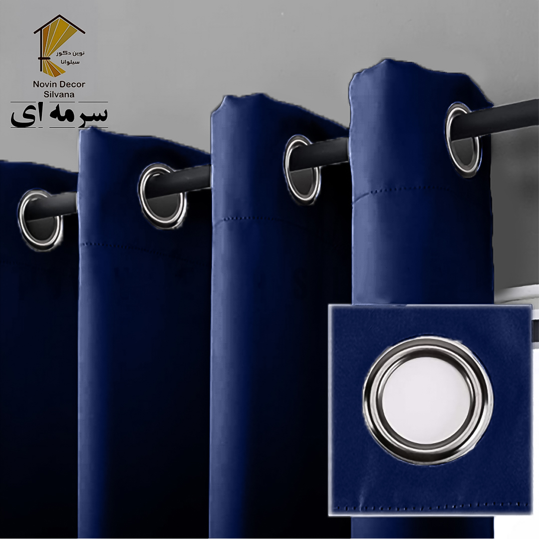 پرده نوین دکور سیلوانا مدل کتان NY31 سایز 280 × 140 سانتی متر
