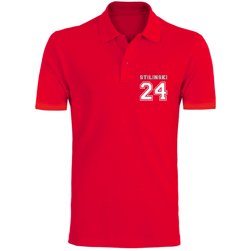 پولوشرت آستین کوتاه مردانه مدل X253 رنگ قرمز