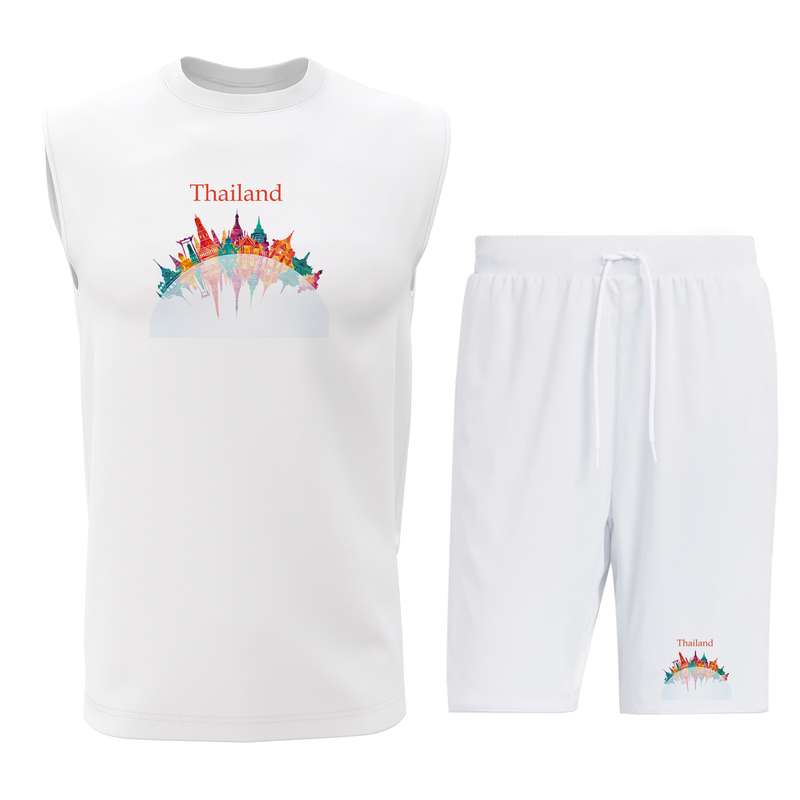 ست تاپ و شلوارک مردانه مدل Q007W