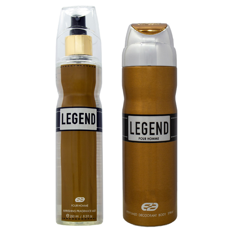بادی اسپلش مردانه عماد آرا مدل Legend حجم 250 میلی لیتر به همراه اسپری بدن مردانه حجم 200 میلی لیتر بادی اسپلش مردانه عماد آرا مدل Legend حجم 250 میلی لیتر به همراه اسپری بدن مردانه حجم 200 میلی لیتر