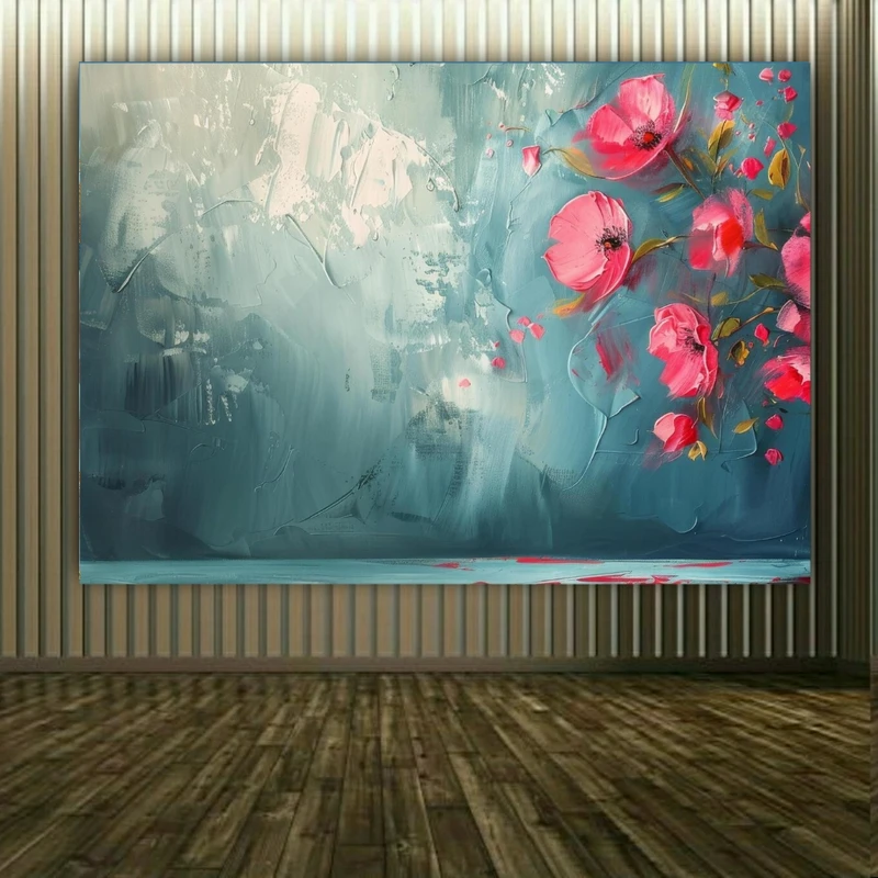 پوستر طرح  نقاشی مدل گل کد FP106630