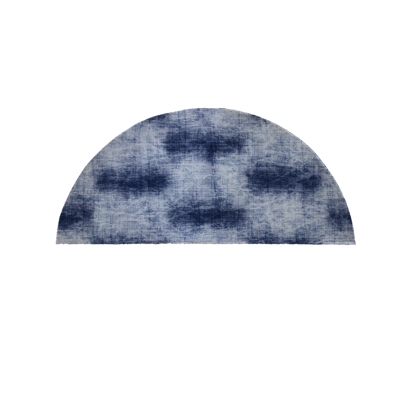 پادری مدل نیم دایره طرح گل کد 9162 سایز 90×45 سانتی متر