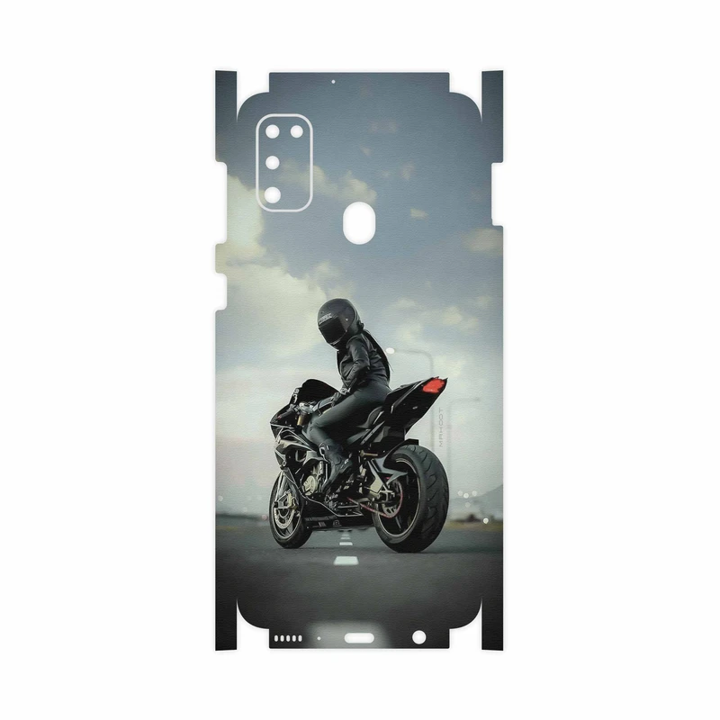 برچسب پوششی ماهوت مدل Motorcycling-FullSkin مناسب برای گوشی موبایل سامسونگ Galaxy M30s