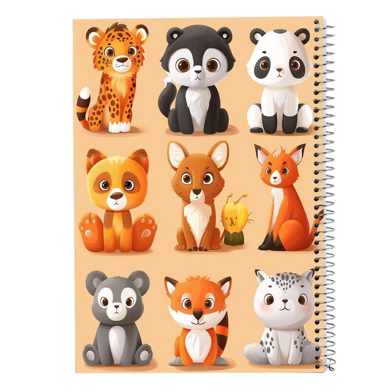 دفتر نقاشی 50 برگ مدوپد مدل سگ و گربه کد DF17245