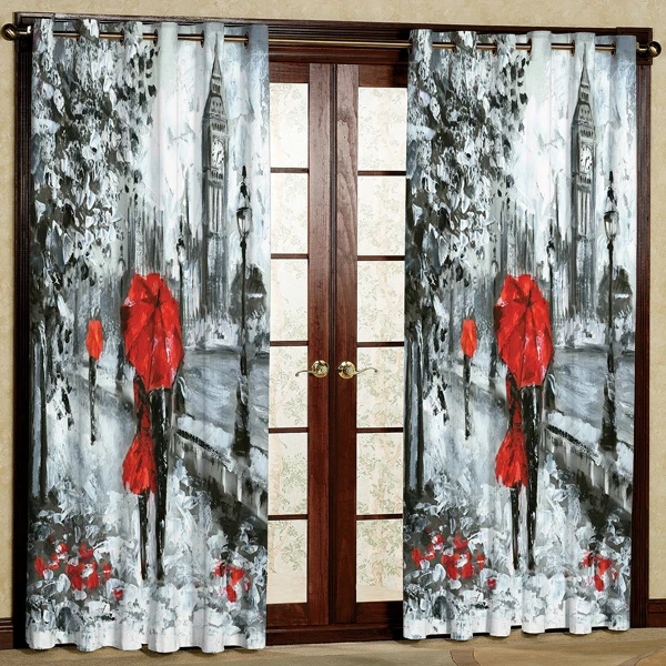 پرده پانچی کد 5706 سایز 280x140 سانتی متر