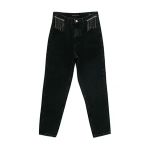 شلوار جین مام استایل زنانه ال سی وایکیکی مدل HG55