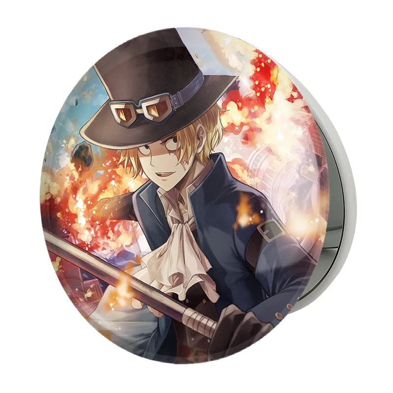 آینه جیبی خندالو طرح سابو انیمه وان پیس One Piece مدل تاشو کد 17229 