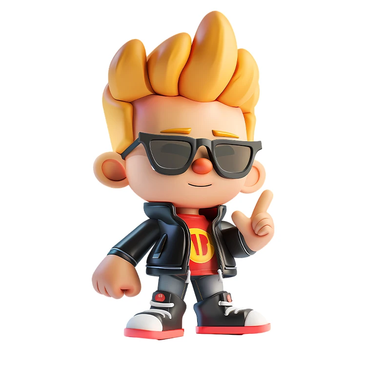 استیکر پارچه و لباس پاد آفرین مدل کارتونی کیوت فانتزی پسرانه کد S4040