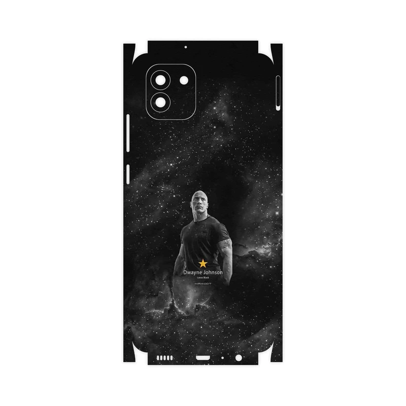 برچسب پوششی ماهوت مدل Dwayne Johnson-FullSkin مناسب برای گوشی موبایل سامسونگ Galaxy A03