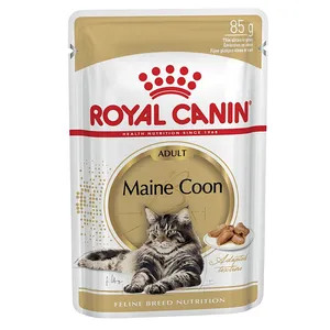 غذای پوچ رژیمی گربه رویال کنین مدلmaine coon وزن 85 گرم