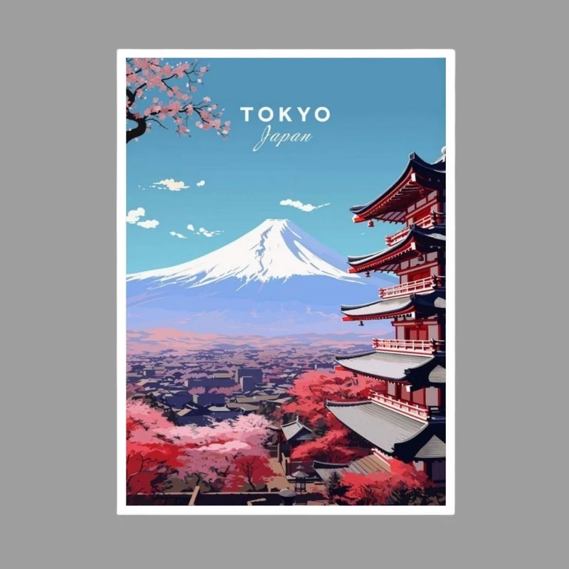 تابلو طرح منظره طرح توکیو ۰۰