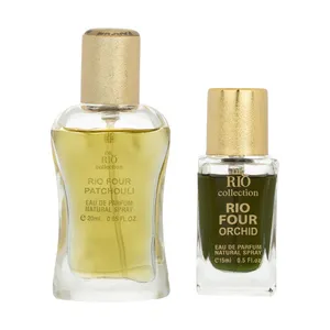 عطر جیبی زنانه ریو کالکشن مدل Rio Four حجم 20 میلی لیتر به همراه عطر جیبی مردانه  مدل Rio Four حجم 15 میلی لیتر 