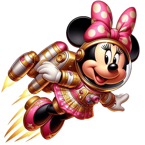 استیکر پارچه و لباس پاد آفرین طرح میکی موس کد 1440