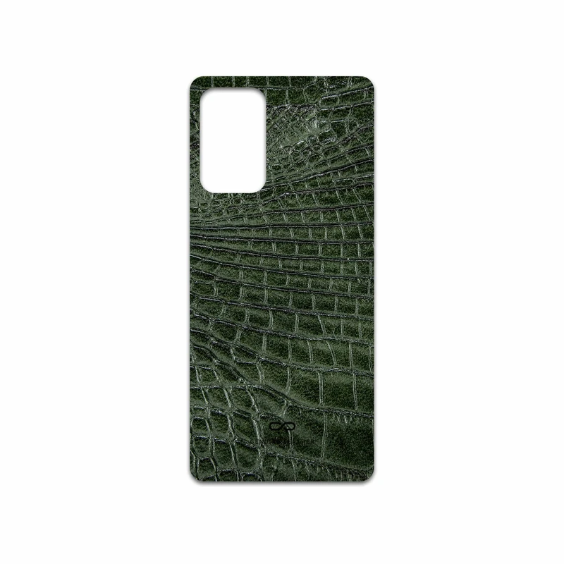 برچسب پوششی ماهوت مدل Green-Crocodile-Leather مناسب برای گوشی موبایل سامسونگ Galaxy A52 5G