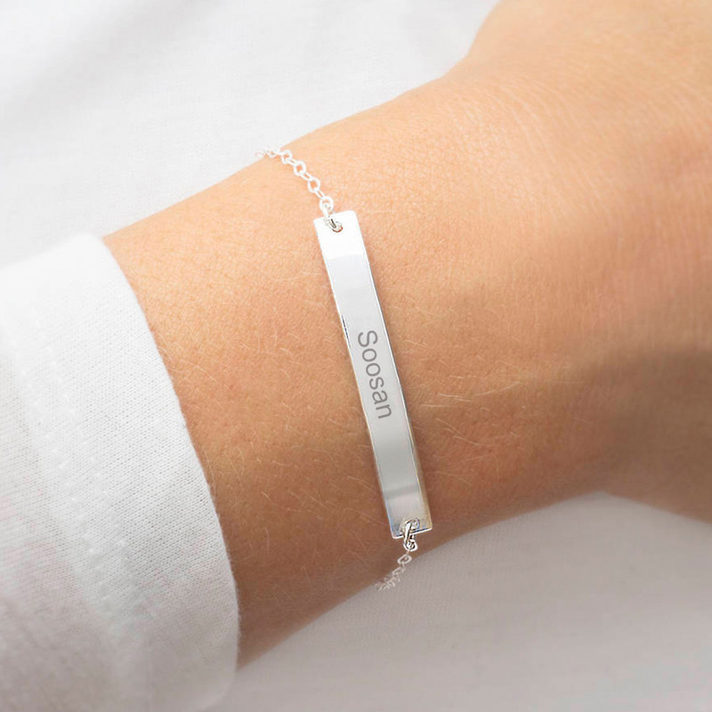 دستبند نقره زنانه ترمه ۱ مدل سوسن کد DN 2016