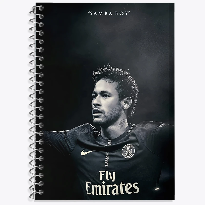 دفتر زبان 50 برگ خندالو مدل سه خط طرح نیمار جونیور کد N2809