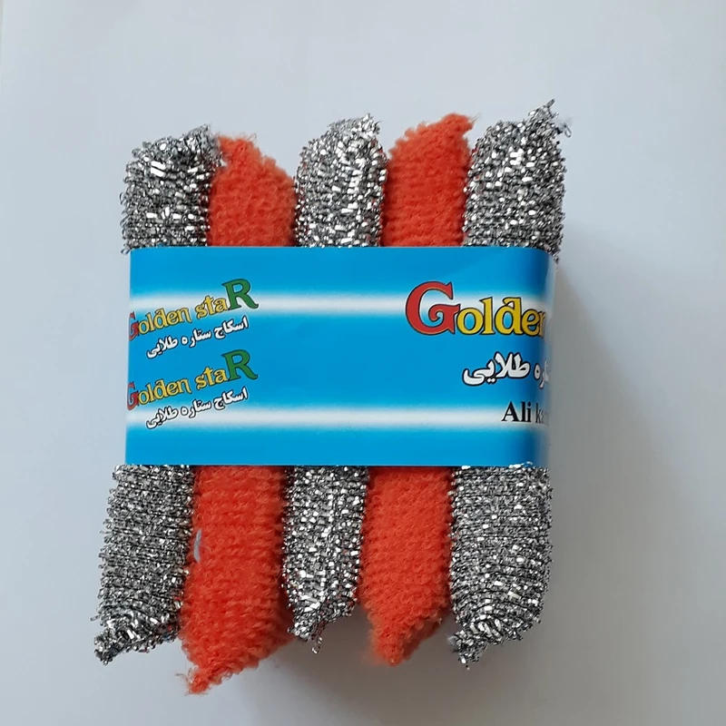 اسکاچ ستاره طلایی مدل مستطیل بسته 5 عددی
