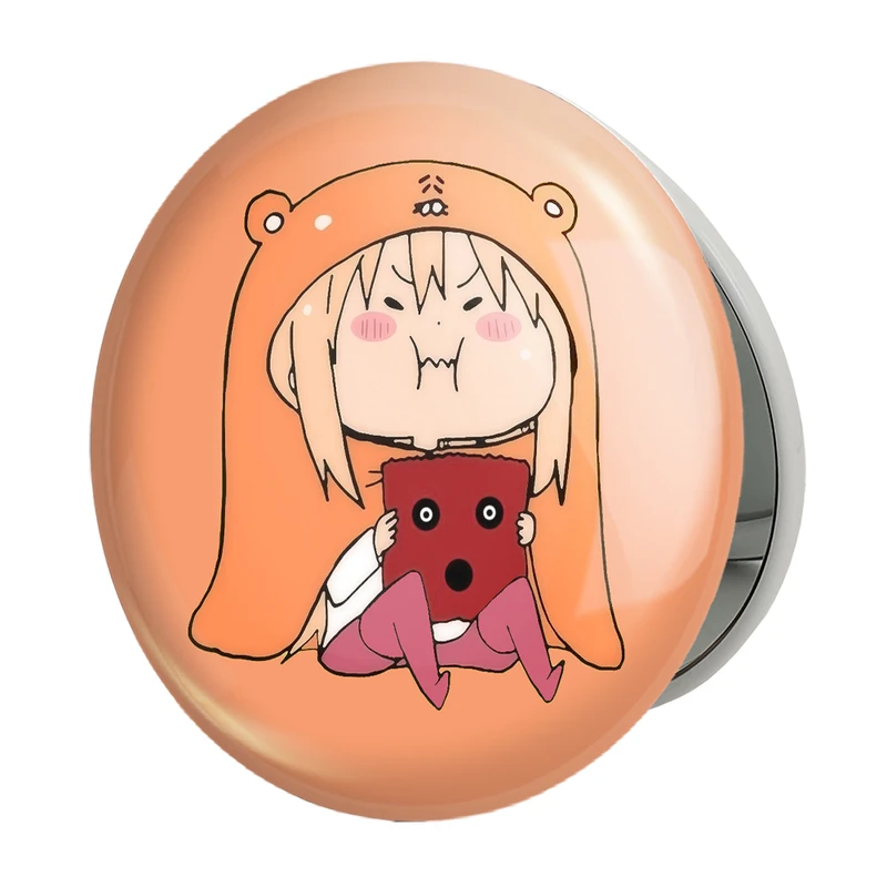 آینه جیبی خندالو طرح اومارو انیمه اوماروچان Umaru Chan مدل تاشو کد 18483 