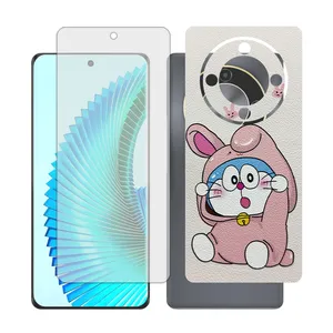 Glass together model transparent screen protector suitable for Honor X9b mobile phone with back cover sticker