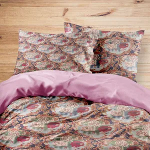 سرویس روتختی مدوپد طرح فرش سنندج مدل C-Sanandaj12 یک نفره 4 تکه