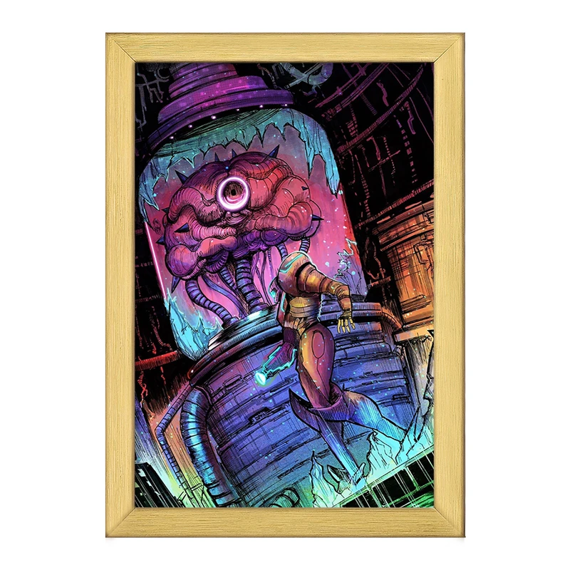 تابلو خندالو طرح بازی متروید (Metroid) کد 35653