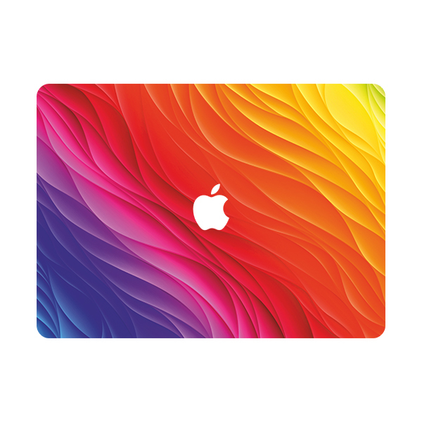 برچسب تزئینی مدل color کد 32 مناسب برای مک بوک پرو 13 اینچ