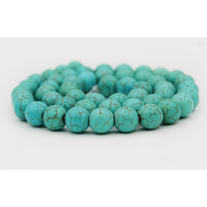 عکس شماره 4 : ریسه سنگ فیروزه رزالیا مدل rika-ab-29 بسته 3 عددی