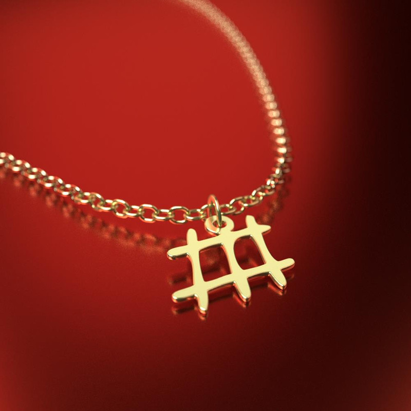 آویز ساعت طلا 18 عیار زنانه مدوپد مدل هندسی کد CA16144