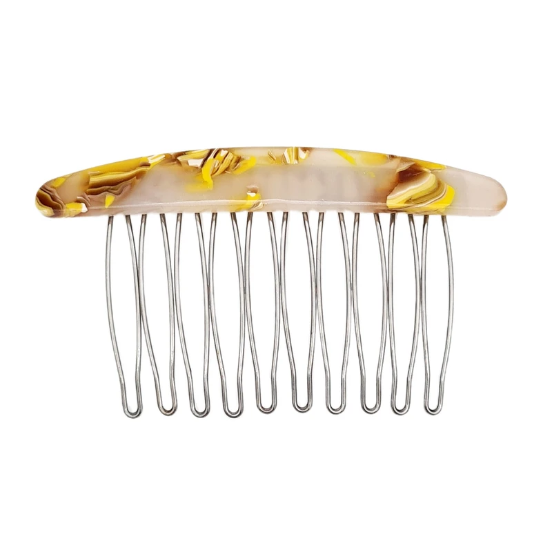 شانه مو زنانه مدل شینیون طرح سنگی کد brg 30z