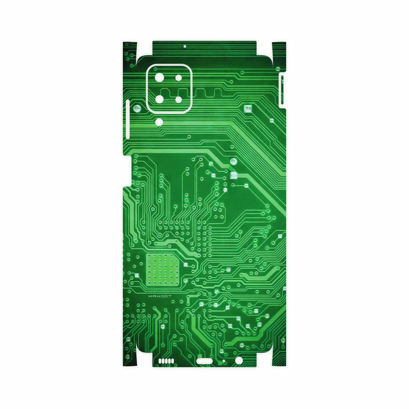 برچسب پوششی ماهوت مدل Green-Printed-Circuit-Board-FullSkin مناسب برای گوشی موبایل سامسونگ Galaxy M12