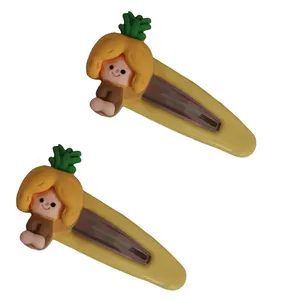 گیره مو دخترانه مدل دختر کد 3 بسته 2 عددی