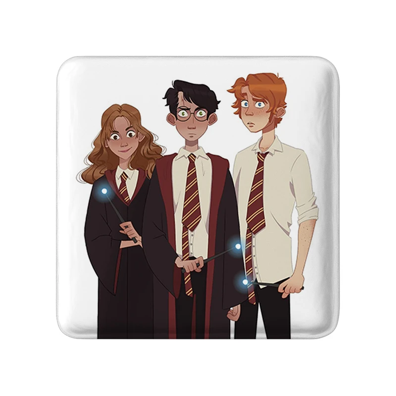 مگنت خندالو طرح هری پاتر Harry Potter  مدل مربعی کد 19365