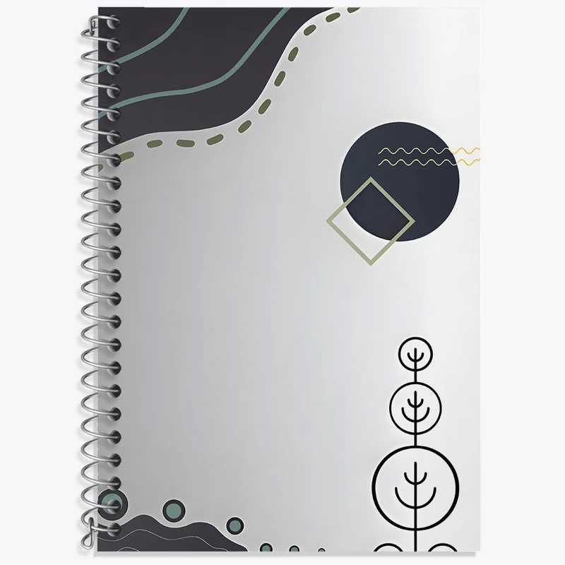 دفتر زبان 50 برگ خندالو مدل دو خط طرح فانتزی کد N5774