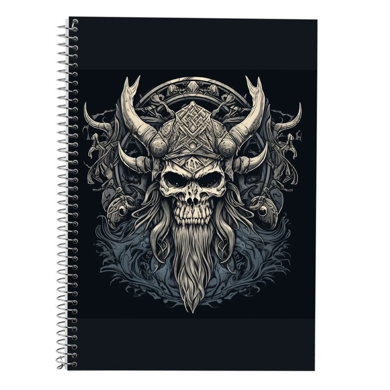 دفتر زبان 50 برگ مدوپد مدل دوخط طرح Vindland Saga کد DF3147