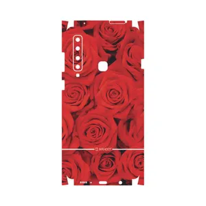 MAHOOT Red-Flower-FullSkin Cover Sticker for Samsung Galaxy A9 2018